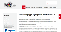 Desktop Screenshot of glykogenose.de