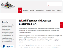 Tablet Screenshot of glykogenose.de